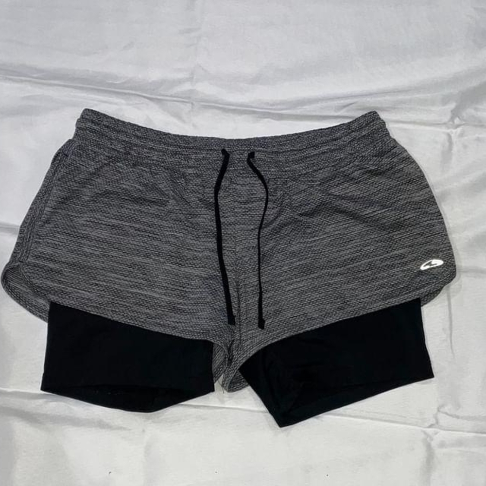 Champion Gray and Black Athletic Shorts